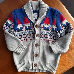 Baby Gap Gnome Christmas Holiday Sweater, 18-24 months